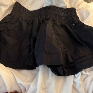 Free People Black Skort